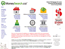 Tablet Screenshot of moneysearch.ca